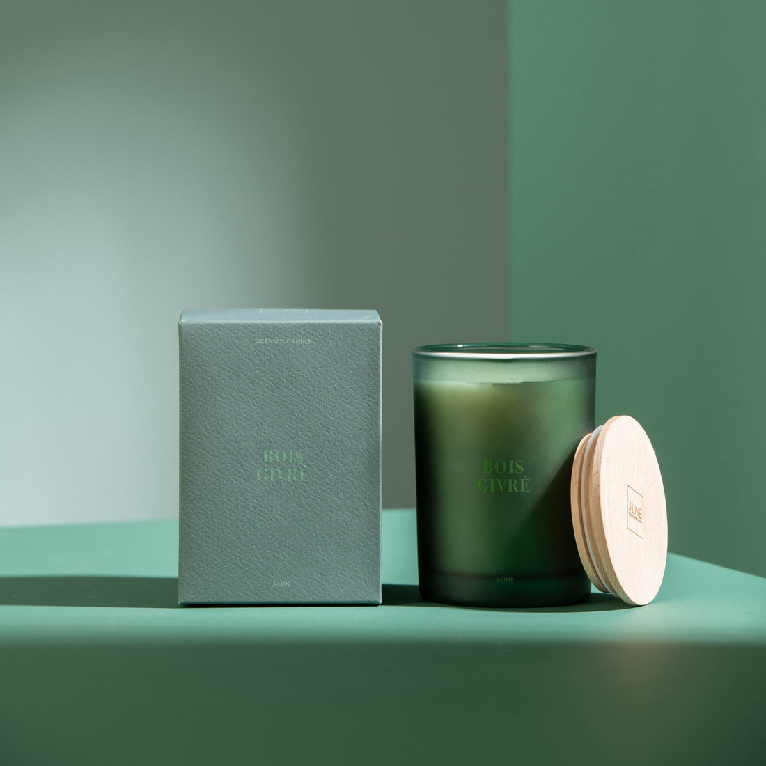 Geurkaars Accords Essentiels Bois Givré 38 Uur - Geurkaars - J-Line - livinglovely.nl