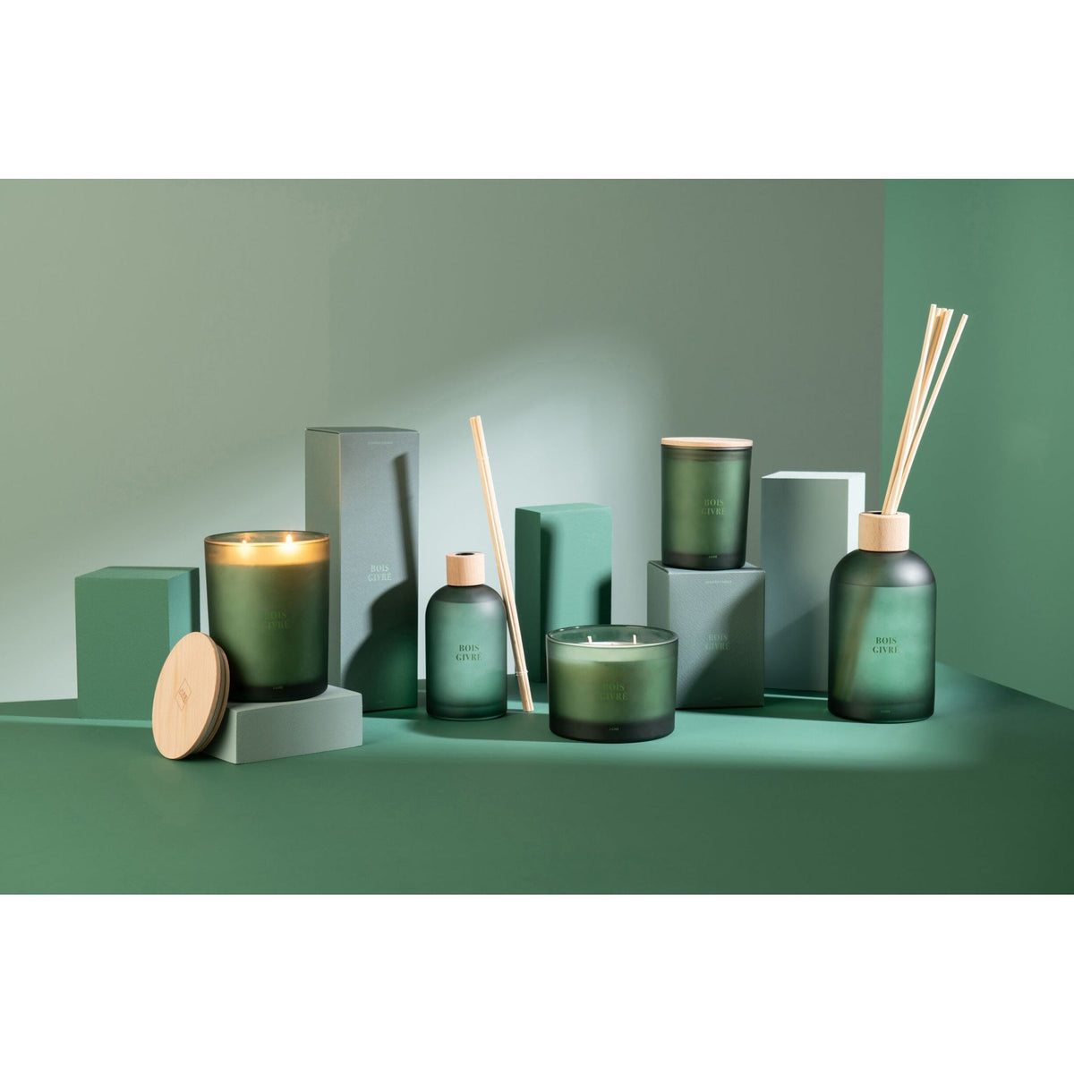Geurkaars Accords Essentiels Bois Givré 38 Uur