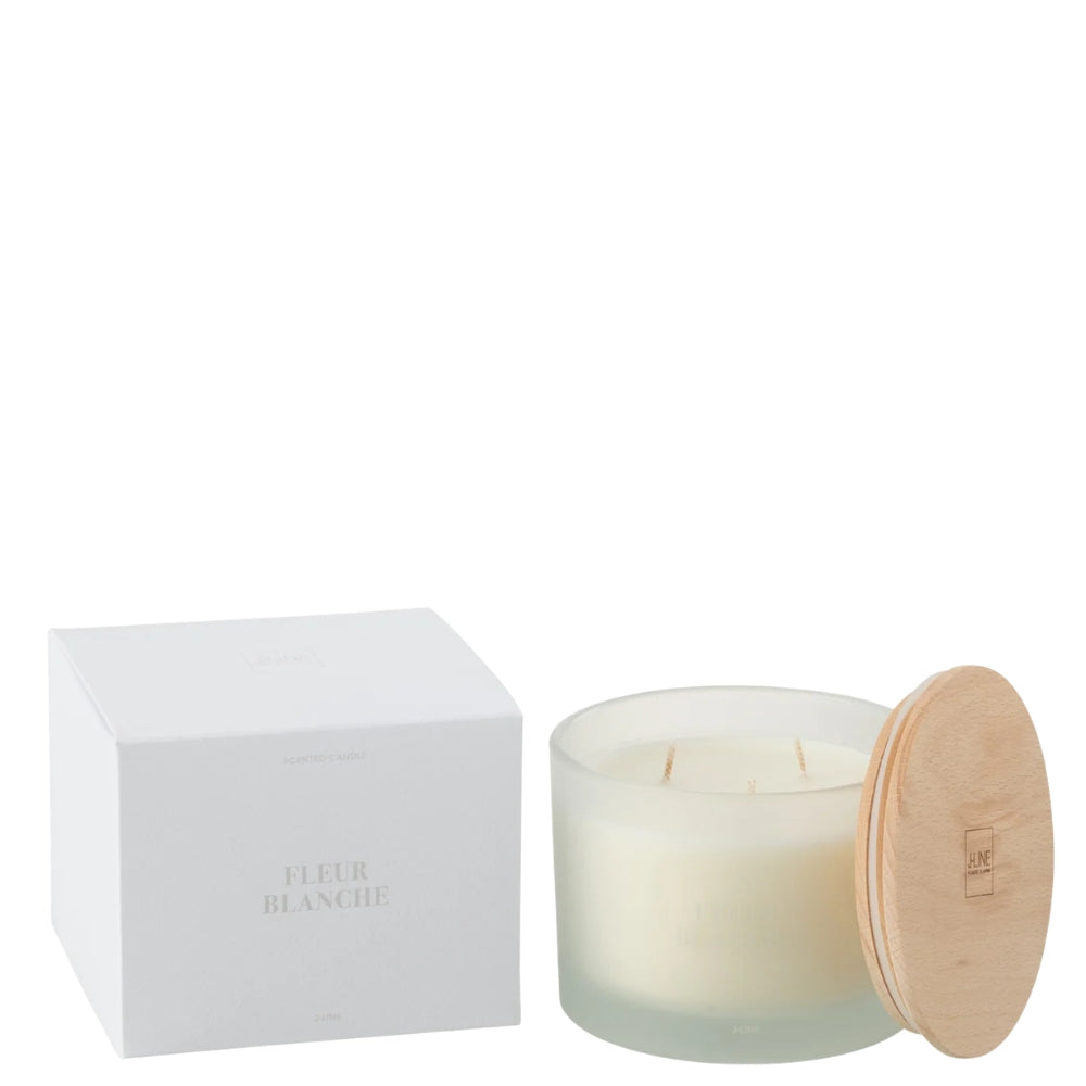 Geurkaars Accords Essentiels Fleur Blanche 28 Uur