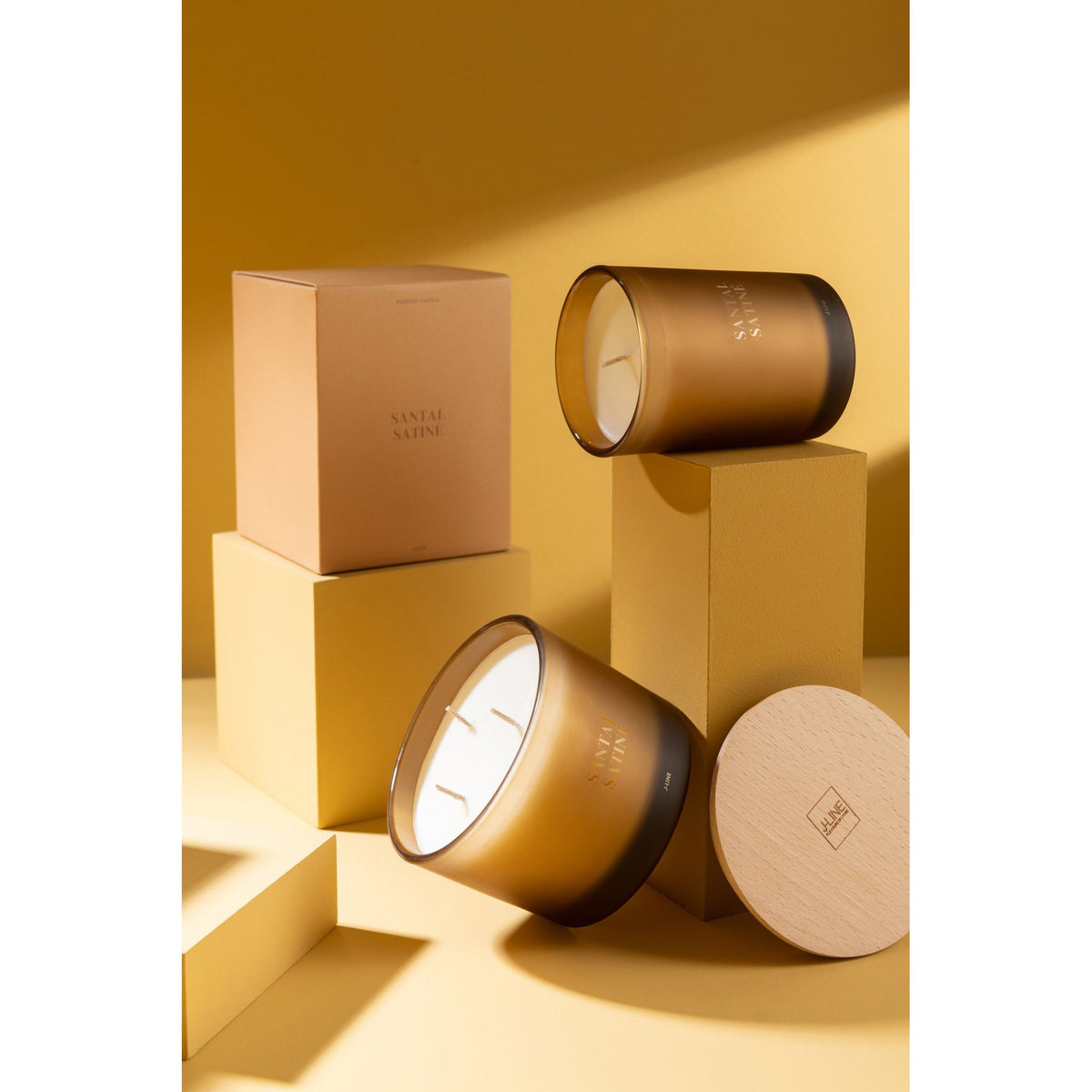 Geurkaars Accords Essentiels Santal Satiné 38 Uur