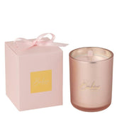 Geurkaars Bonheur Pink Large 65H - Geurkaars - J-Line - livinglovely.nl