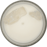 Geurkaars Calm Your Soul met Edelsten Incl Spotify Playlist - Geurkaars - De Scent - livinglovely.nl