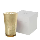 Geurkaars Deluxe Glas Gold Extra Large 160uur - Geurkaars - J-Line - livinglovely.nl