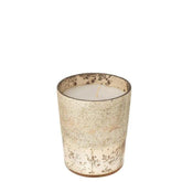 Geurkaars Deluxe Glas Goud Small-48u - Geurkaars - J-Line - livinglovely.nl