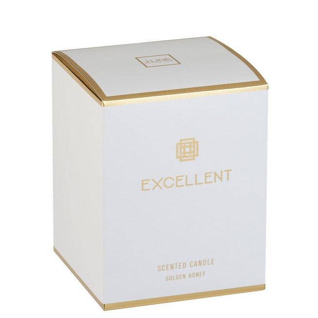 Geurkaars Excellent Golden Honey Gold Medium 80H - Geurkaars - J-Line - livinglovely.nl