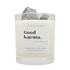 Geurkaars Good Karma met Edelstenen Incl Spotify Playlist - Geurkaars - De Scent - livinglovely.nl