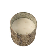 Geurkaars Luxuria Brons Large- 80h - Geurkaars - J-Line - livinglovely.nl