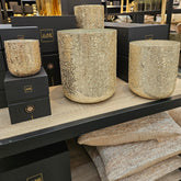 Geurkaars Luxuria Goud Extra Large J-Line - 120 Uur - Geurkaars - J-Line - livinglovely.nl