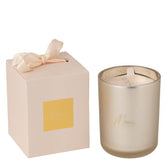 Geurkaars Merci Beige Large 65H - Geurkaars - J-Line - livinglovely.nl