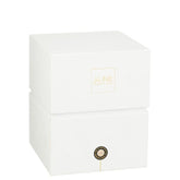 Geurkaars Mia Wit/Mix Glas Medium 120uur - Geurkaars - J-Line - livinglovely.nl