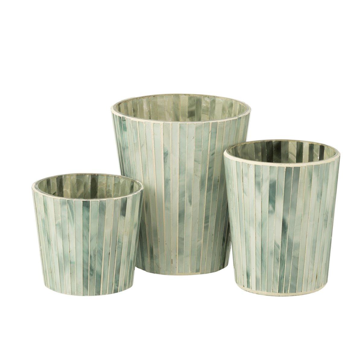 Geurkaars Noa Seaside Bliss Lichtblauw Large - 75u - - J-Line - livinglovely.nl
