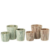 Geurkaars Noa Seaside Bliss Lichtblauw Large - 75u - - J-Line - livinglovely.nl