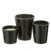 Geurkaars Noa Spicy Twilight Zwart Medium-55h - Geurkaars - J-Line - livinglovely.nl