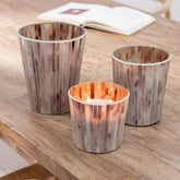 Geurkaars Noa Tender Rose Roze Medium - 55u - Geurkaars - J-Line - livinglovely.nl