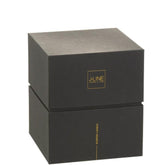 Geurkaars Noa Zesty Sunburst Oker Large-60h - Geurkaars - J-Line - livinglovely.nl