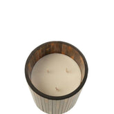 Geurkaars Noa Zesty Sunburst Oker Medium-55h - Geurkaars - J-Line - livinglovely.nl