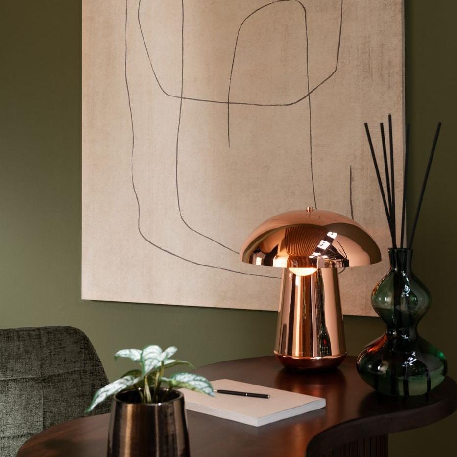 Geurolie Cedar Breeze Glas Donkergroen 1000ml - Geurstokjes - J-Line - livinglovely.nl