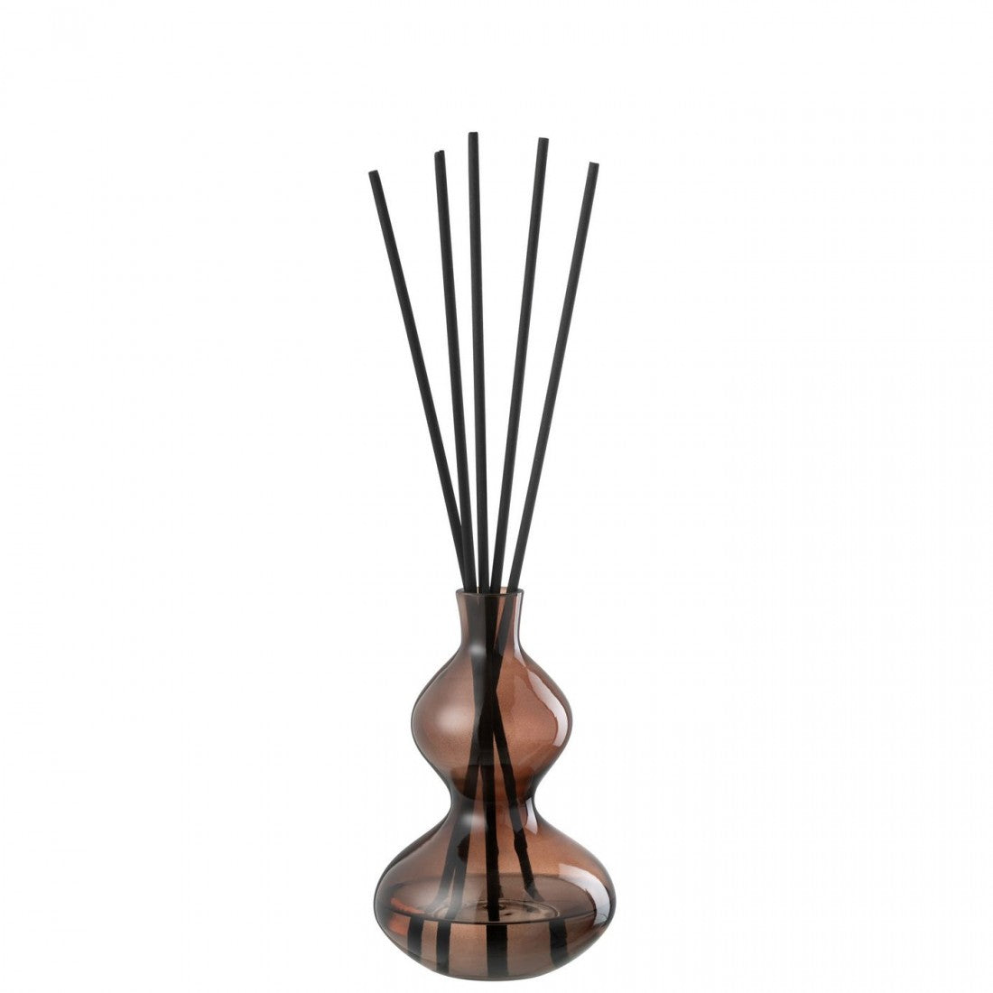 Geurolie Li-Ly Land Glas Bruin Small 500ml - Geurstokjes - J-Line - livinglovely.nl