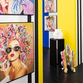 Gorilla Paint Polyresin Mix - Beeld - J-Line - livinglovely.nl