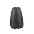 Grayson Black Ceramic Round Ribbed Vase High Dia 28cmxH42cm PTMD - Vaas - PTMD - livinglovely.nl
