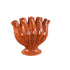 Gylian Orange Tubes Shaped Ceramic Vase L 33 x 17.5 x 30cm PTMD - Vaas - PTMD - livinglovely.nl