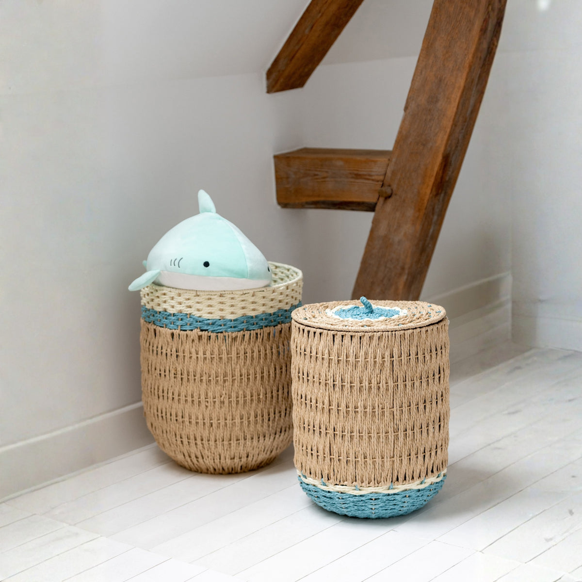 Haai Lach Polyester Muntgroen J-Line