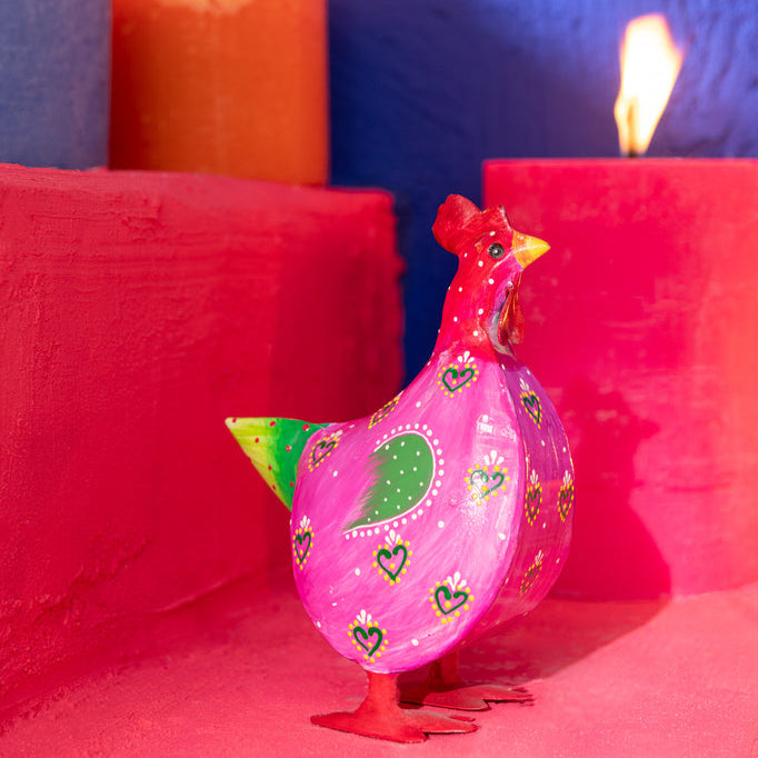 Haan Ijzer Mix Set Van 3 Small - Paas - J-Line - livinglovely.nl