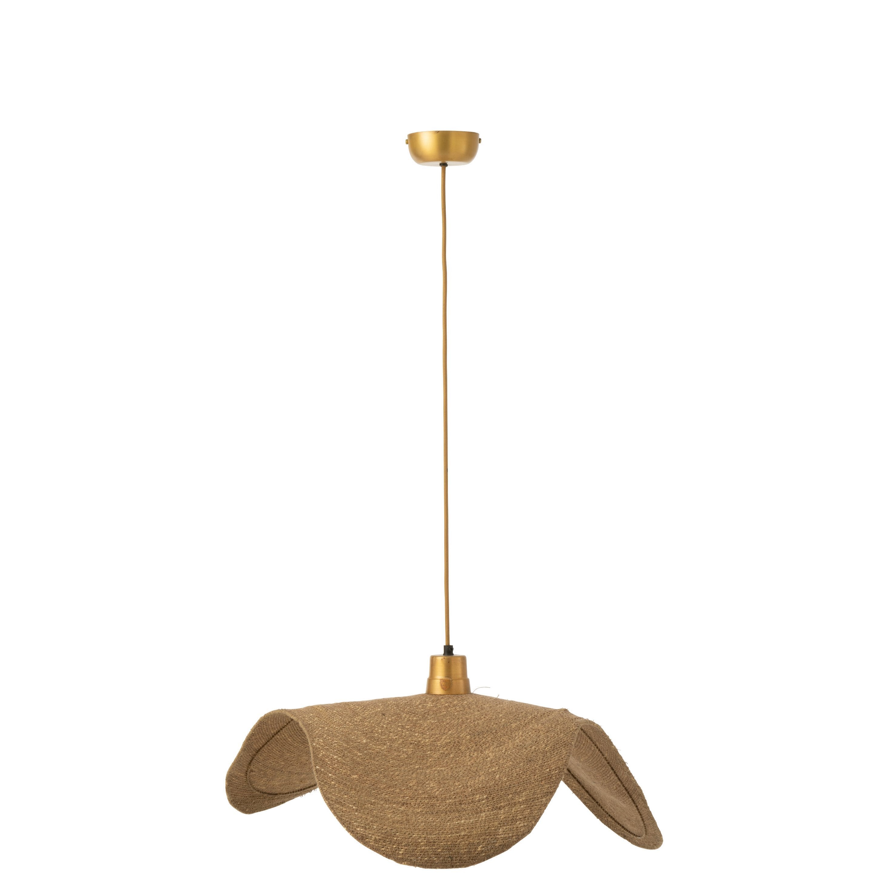 Hangende Lamp Moonj Gras Naturel Medium - Hanglamp - J-Line - livinglovely.nl
