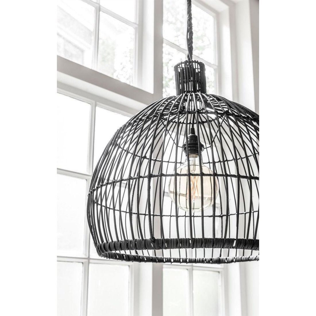 Hanglamp Las Salinas Large van MUST Living, open vlechtwerk dat warm licht doorlaat
