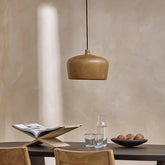 Hanglamp Sirocco Dome Raw Materials Ø 30 cm - Hanglamp - Raw Materials - livinglovely.nl