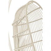 Hangstoel+Kussen Egga Metaal/Koord Grijs - Hangstoel - J-Line - livinglovely.nl