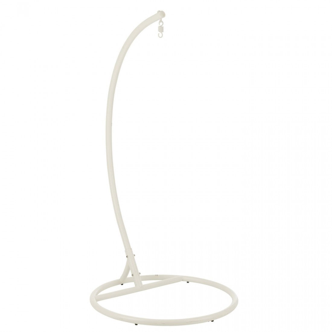 Hangstoel+Kussen Egga Metaal/Koord Grijs - Hangstoel - J-Line - livinglovely.nl