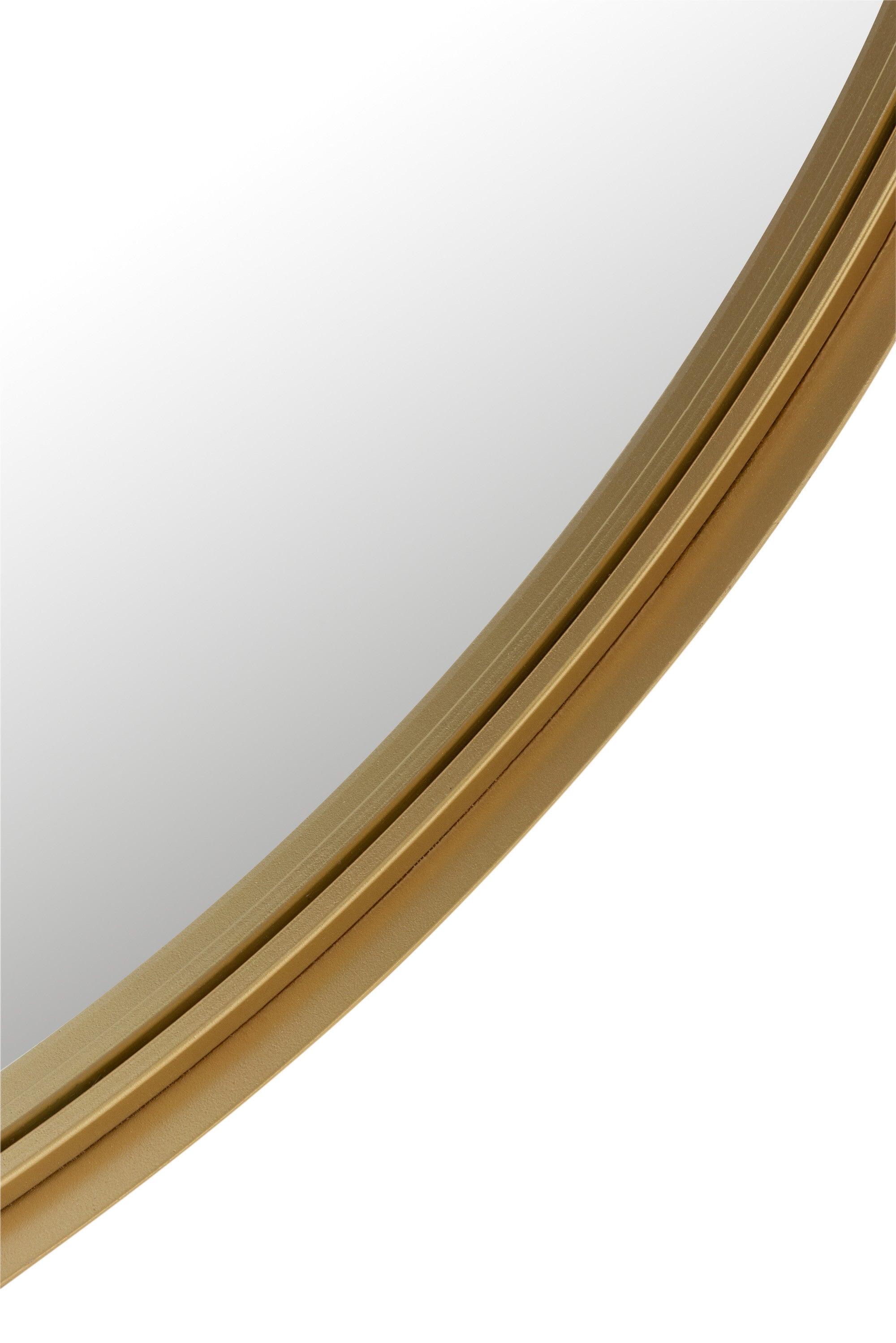 J-Line Spiegel Goud Large Ø110cm - Spiegel - J-Line - livinglovely.nl