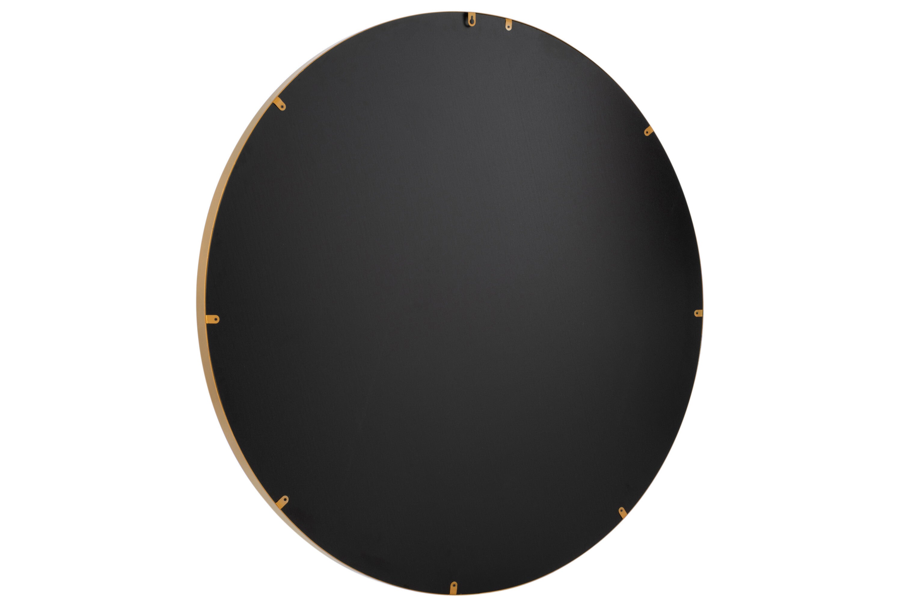 J-Line Spiegel Goud Large Ø110cm - Spiegel - J-Line - livinglovely.nl