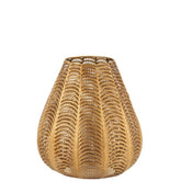 Kaarshouder Gala Ijzer Goud Large - Windlicht - J-Line - livinglovely.nl