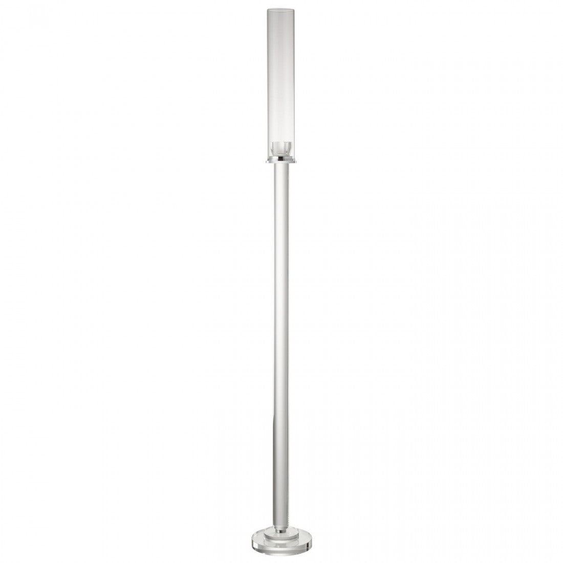 Kaarshouder Moira Glas Transparant Large - Kandelaar - J-Line - livinglovely.nl