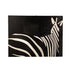 Kader Rechthoek Zebra Leder Zwart/Wit - Schilderij - J-Line - livinglovely.nl