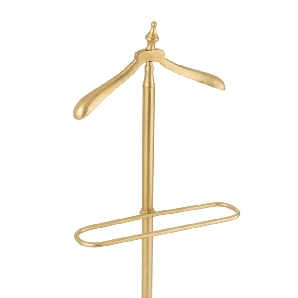 Kapstok Klassiek Aluminium Goud - Kapstok - J-Line - livinglovely.nl