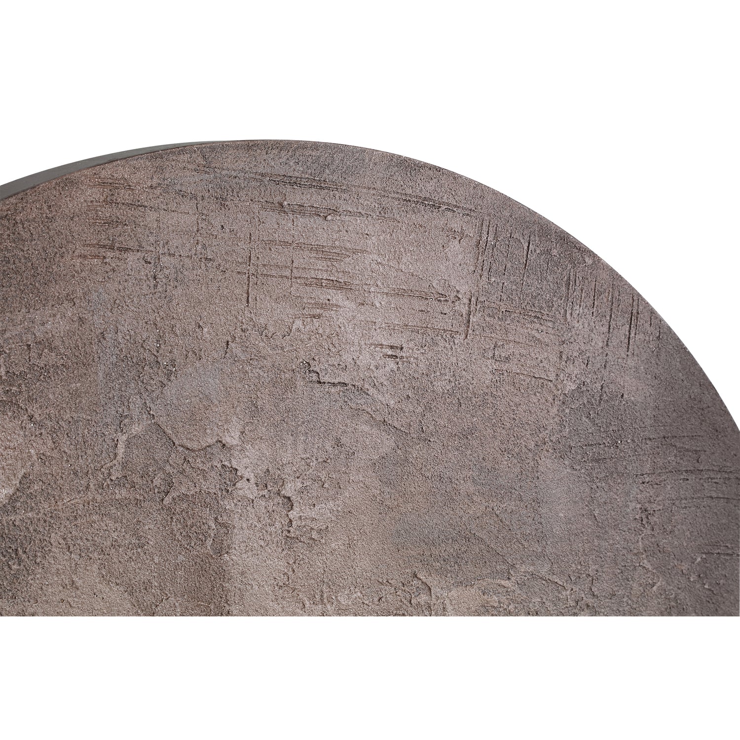 Kemp Brown Canvas Painting Rough Round S 90cmx2,5x90cm PTMD - Wandpaneel - PTMD - livinglovely.nl