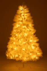 Kerstboom 400 Led Pampa Metaal Ecru H210cm J-Line - Kerstboom - J-Line - livinglovely.nl