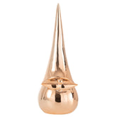 Kerstman Modern Porselein Koper Large - Kerstdecoratie - J-Line - livinglovely.nl