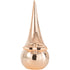 Kerstman Modern Porselein Koper Medium J-Line - Kerstdecoratie - J-Line - livinglovely.nl