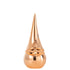Kerstman Modern Porselein Koper Small - Kerstdecoratie - J-Line - livinglovely.nl