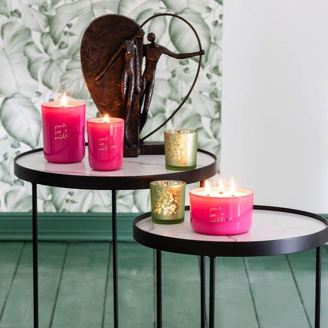 Koppel In Half opgevuld Hart Poly Donker Bruin - Beeld - J-Line - livinglovely.nl