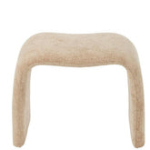 Kruk N Shape Textiel Beige - Kruk - J-Line - livinglovely.nl