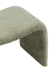 Kruk N Shape Textiel Muntgroen - Kruk - J-Line - livinglovely.nl