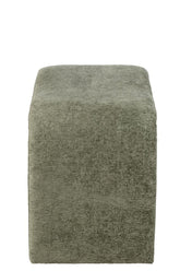 Kruk N Shape Textiel Muntgroen - Kruk - J-Line - livinglovely.nl