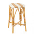 Kruk Rotan Beige/Wit Large - Barkruk - J-Line - livinglovely.nl