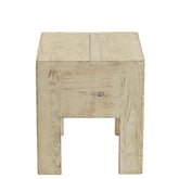 Kruk Will Dennenhout Wit - Kruk - J-Line - livinglovely.nl