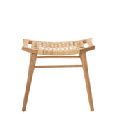 Krukje Alis Teak Hout Naturel - Kruk - J-Line - livinglovely.nl